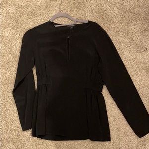 Acrobat Black Long Sleeve Blouse